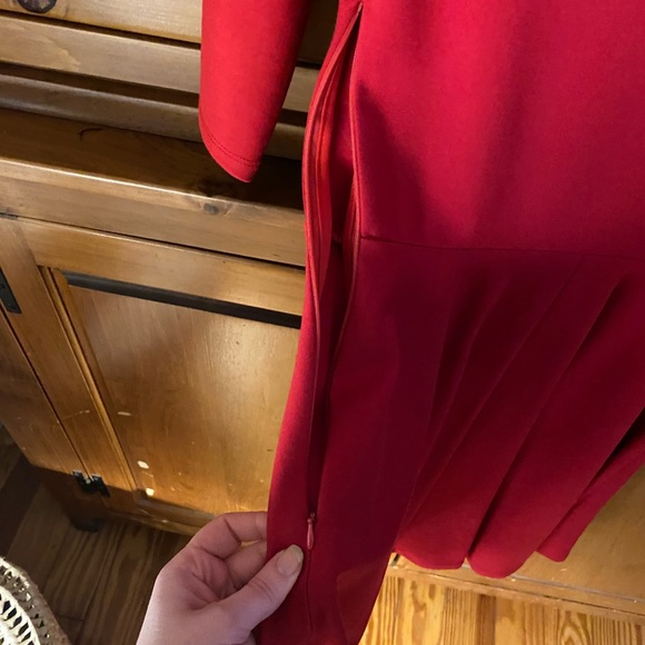 Lulu’s Tip the Scallops red dress - Picture 9 of 9